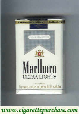 Marlboro Ultra Lights cigarettes soft box